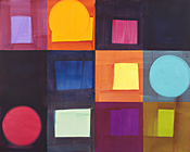 WILBURY THREE  2017  100 x 150 cm  Acrylic on canvas