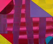 SCREEN (April Again)  2025  50 x 60 cm Acrylic on canvas