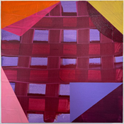 SCREEN (Lilac) 2025  51 x 51 cm Acrylic on canvas
