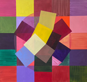 IMPELLER / YELLOW  2024  150 x 150 cm Acrylic on canvas Private Collection
