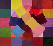 IMPELLER / YELLOW II  2024  170 x 190 cm Acrylic on canvas